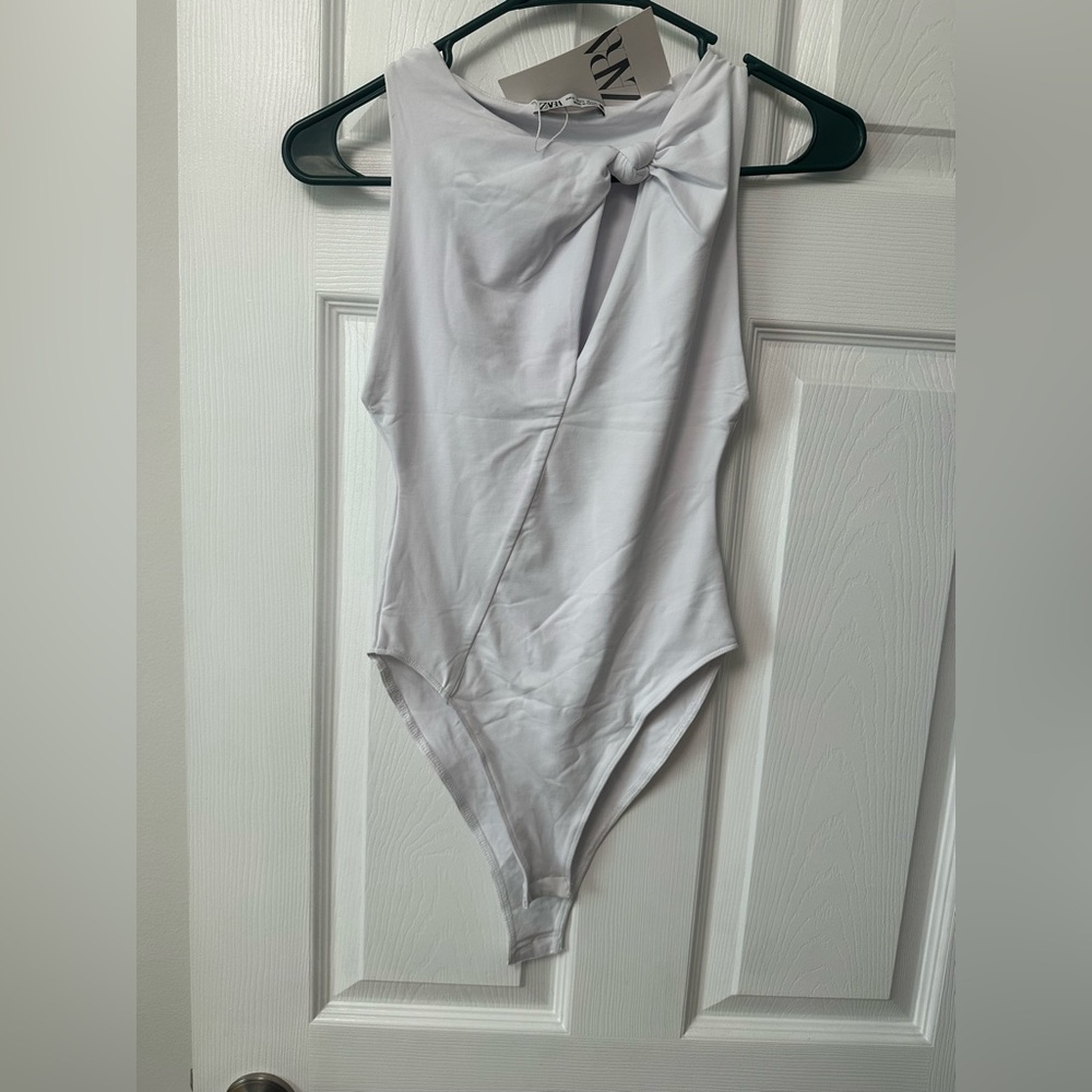 Zara White Bodysuit One Piece